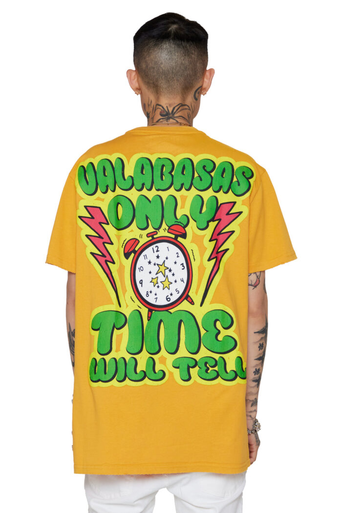 GRIND TIME" VINTAGE GOLDEN YELLOW TEE