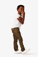 VPLAY KIDS JEANS "SOLO" BROWN WASHED