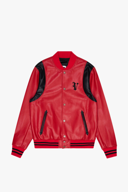 unaversita red leather jacket