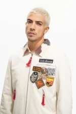 Aggar Vegan Leather Jacket Grey