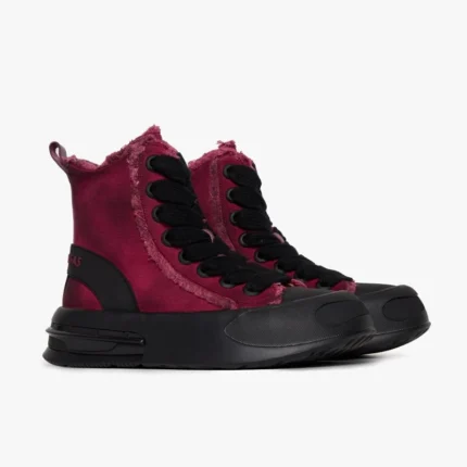 BURGUNDY HIGH TOPS SHOES