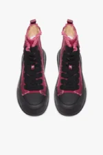 BURGUNDY HIGH TOPS SHOES g