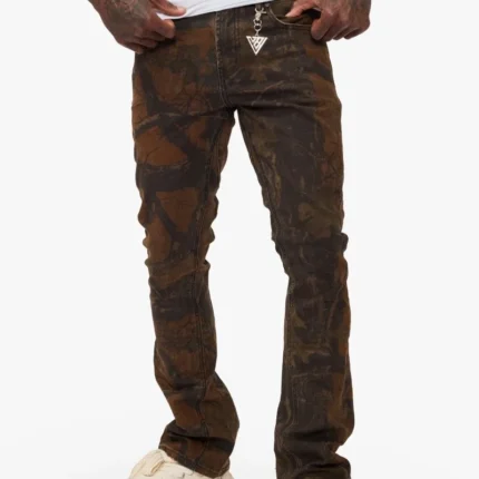 Hazard Wilderness Camo Stacked Jeans