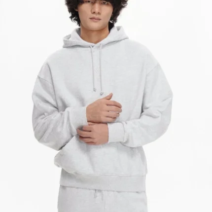 Mr. Fleece Hoodie Light Grey