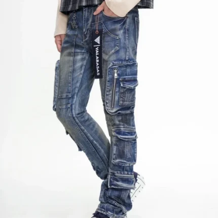 PayDay Dark Blue Stacked Jeans