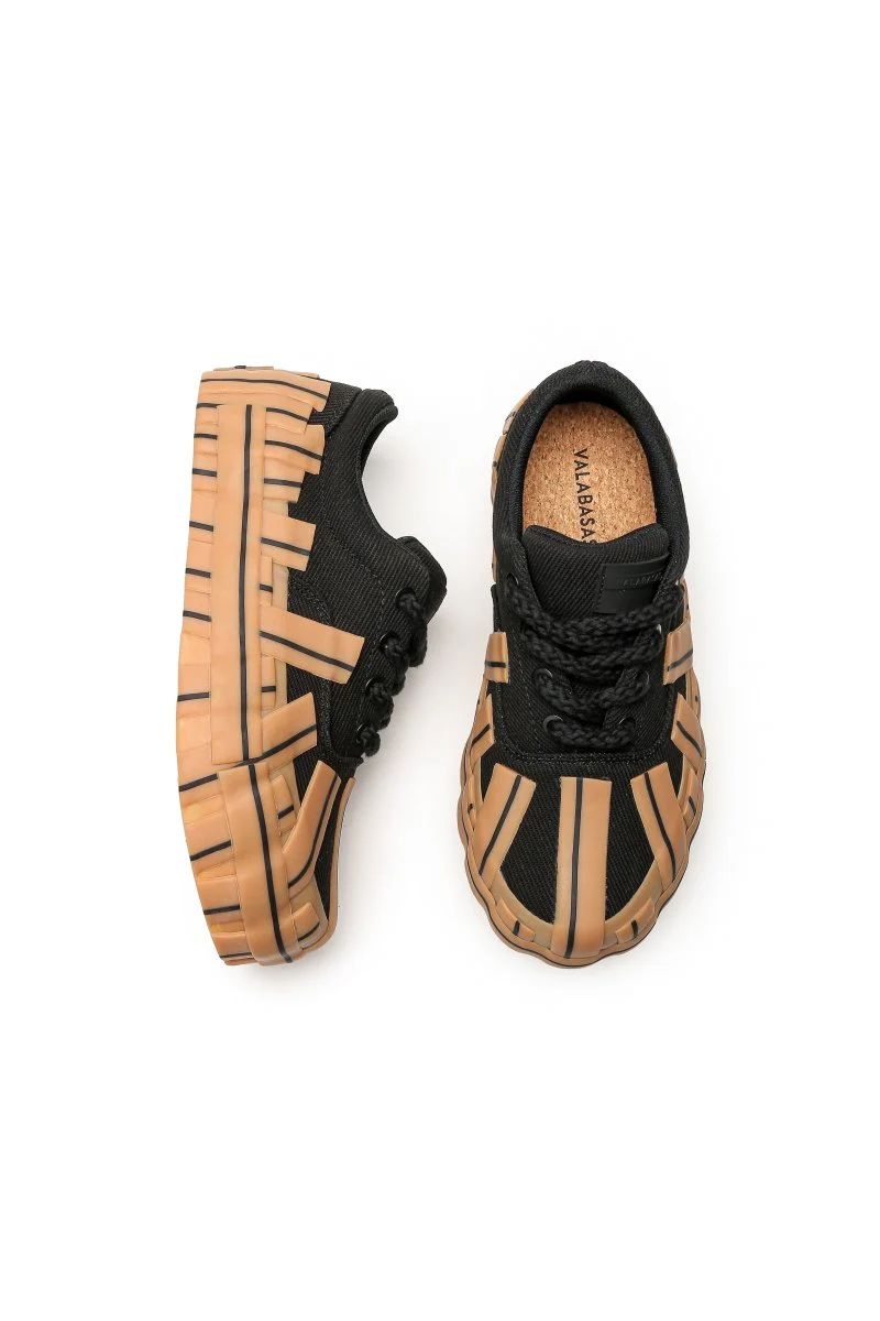 Yuratsu 100 Black Gum Shoes Yuratsu 100 Black Gum Shoes
