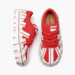 Yuratsu 100 Red White Shoes